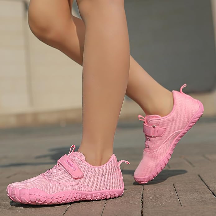KUBUA Kids Barefoot Shoes Boys Girls Sneakers Naturally Splay Shoes Toddler Little Big Kid
