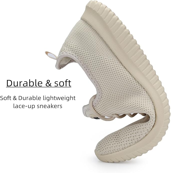 WXQ Men's Running Shoes Comfortable Lightweight Breathable Walking Shoes Mesh Workout Casual Sports Shoes