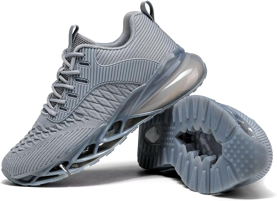 Men's Running Shoes Blade Tennis Walking Fashion Sneakers Breathable Non Slip Gym Sports Work Trainers
