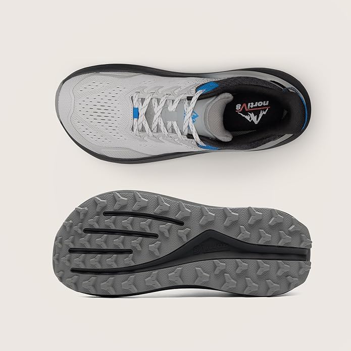 NORTIV 8 Men's Wide Toe Box Trail Running Shoes Cushion Walking Barefoot Tennis Workout Gym Cross Training Shoe Fashion Sneakers for Plantar Fasciitis Bunion