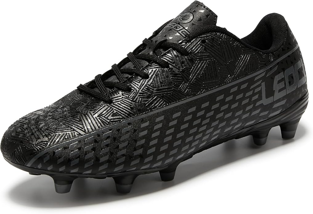 Soccer Cleats for Men's and Women's Outdoor Unisex Football Shoes Firm Rugby Boots