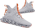 Hello MrLin Men's Running Shoes Non Slip Athletic Tennis Walking Blade Type Sneakers Hip Hop