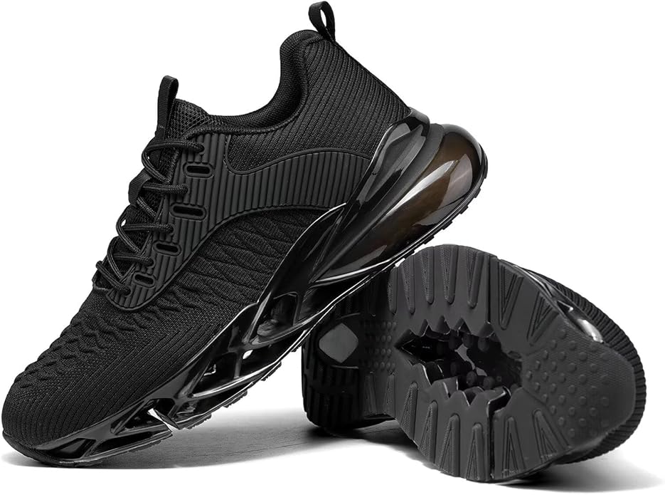 Men's Running Shoes Blade Tennis Walking Fashion Sneakers Breathable Non Slip Gym Sports Work Trainers