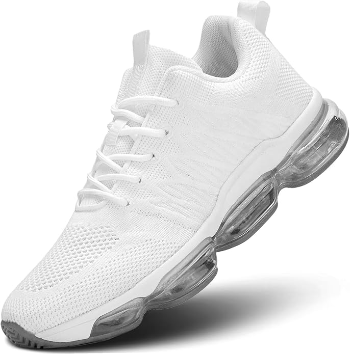 Men's Air Cushion Running Shoes Breathable Tennis Fashion Sneakers Non Slip Workout Casual Sport Shoes Gym Training Comfortable Walking Shoes