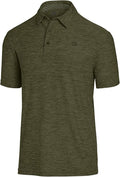 Three Sixty Six Golf Shirts for Men - Dry Fit Short-Sleeve Polo, Athletic Casual Collared T-Shirt