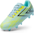 DREAM PAIRS Boys Girls Soccer Cleats Kids Youth Firm Ground Football Shoes for Little/Big Kid