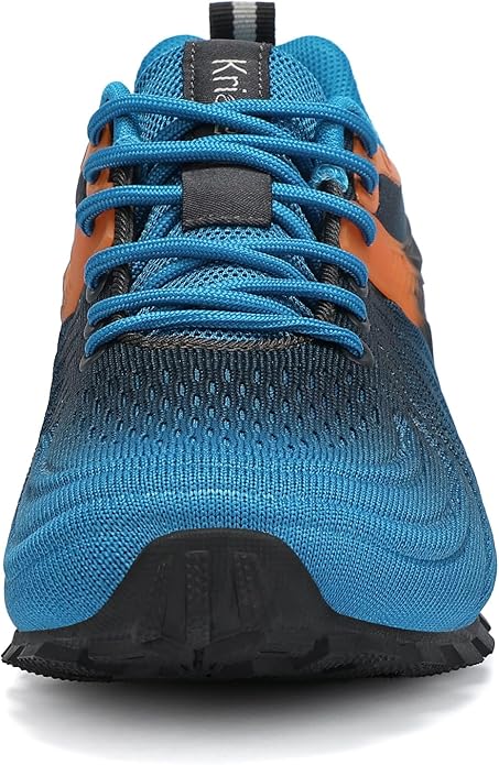 Kricely Men's Walking Shoes Breathable Lightweight Fashion Sneakers Non Slip Sport Gym Jogging Trail Running Shoes