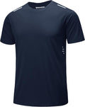 MAGCOMSEN Mens Rash Guard Short Sleeve UPF 50+ Sun UV Quick Dry Shirts Workout Swim Running Athletic T-Shirt