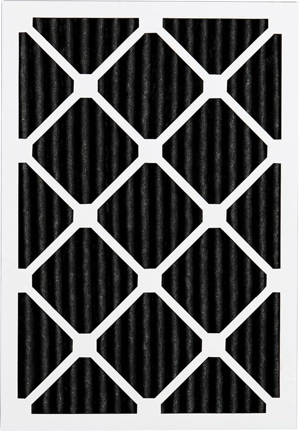 Nordic Pure 16x20x1 (Actual Size: 15 1/2 x 19 1/2 x 3/4) Pure Carbon Pleated Odor Reduction Furnace Air Filters 3 Pack