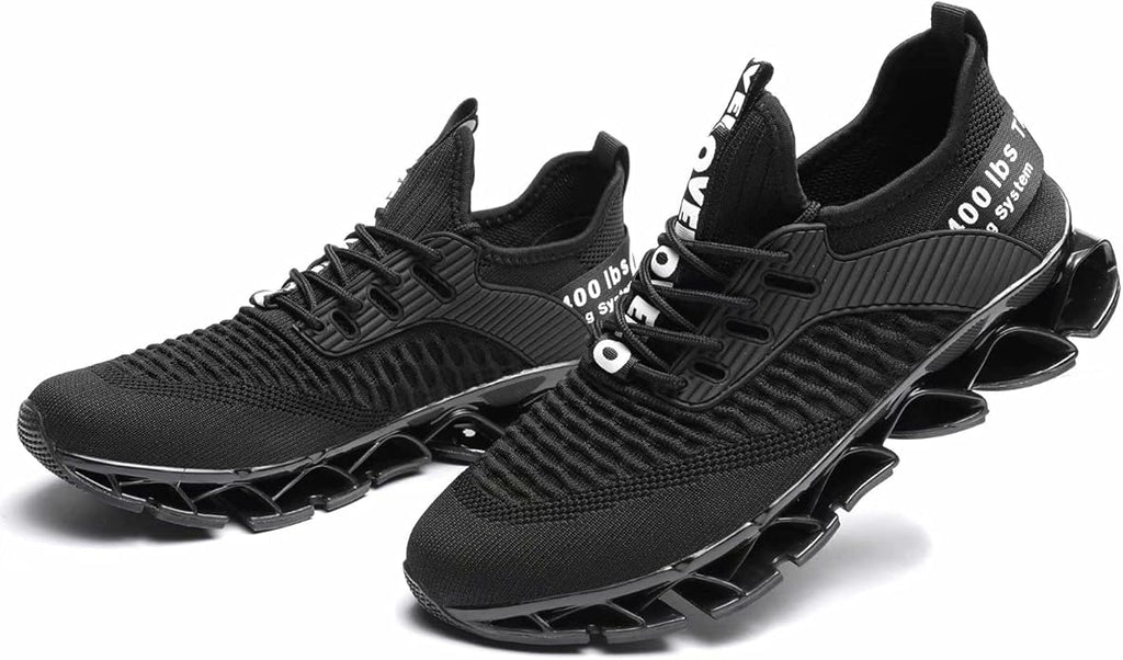 Men's Running Shoes Blade Tennis Walking Fashion Sneakers Breathable Non Slip Gym Sports Work Trainers