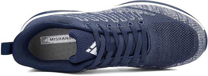 Mishansha Running Shoes for Men Sneakers Air Cushion Walking Shoes Comfortable Tennis Shoes Breathable Trail Running Shoes US Men 7.5-15
