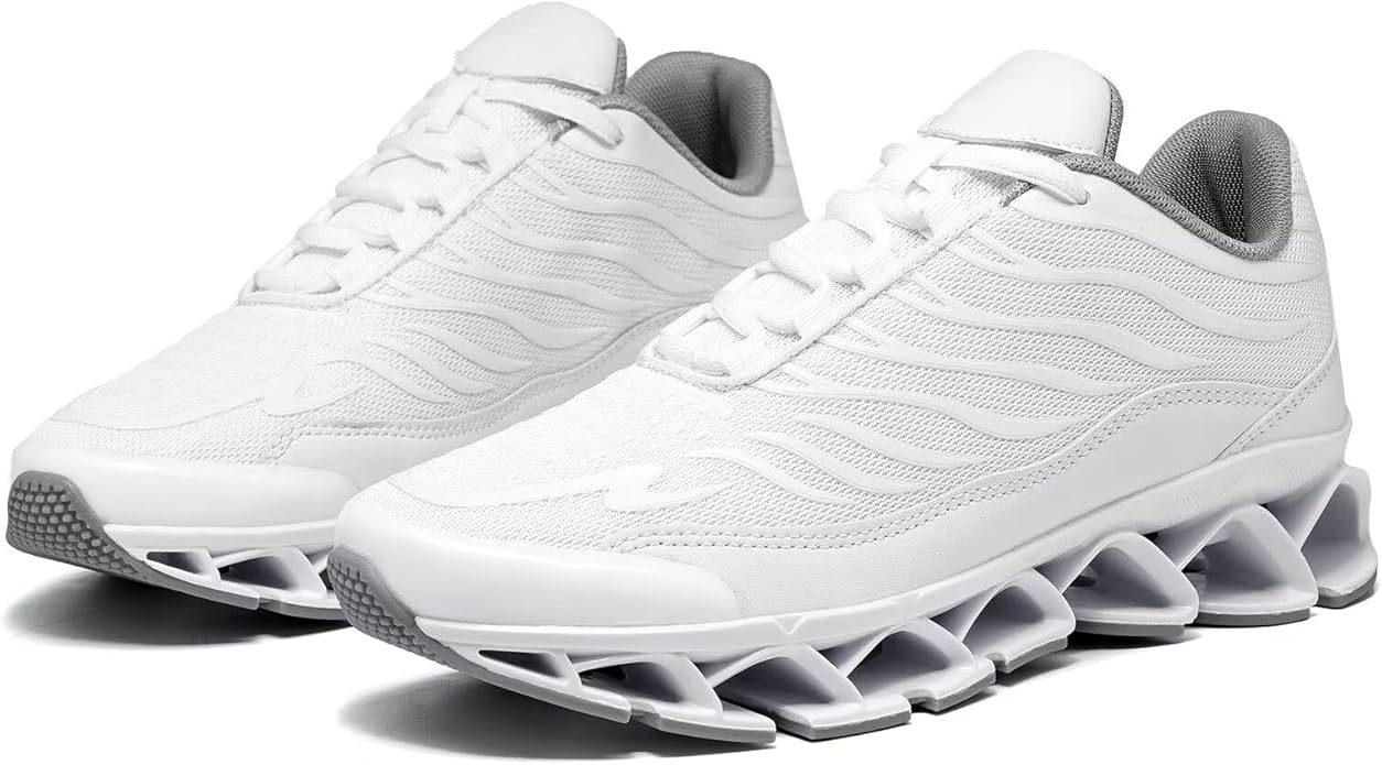 Mens Slip on Walking Running Shoes Blade Tennis Casual Fashion Sneakers Comfort Non Slip Work Sport Athletic Trainer