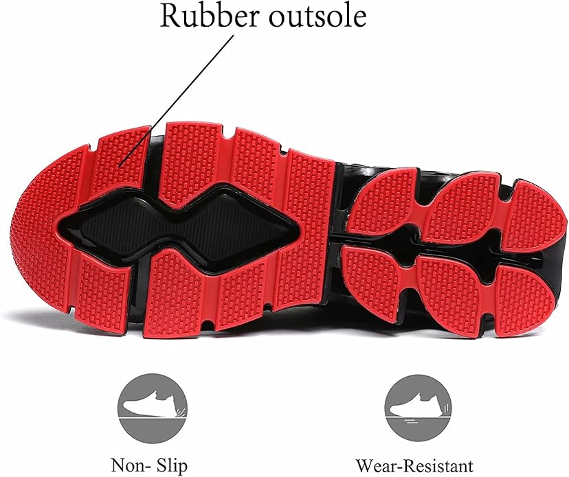 Men's Running Shoes Blade Tennis Walking Fashion Sneakers Breathable Non Slip Gym Sports Work Trainers