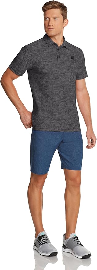 Three Sixty Six Golf Shirts for Men - Dry Fit Short-Sleeve Polo, Athletic Casual Collared T-Shirt
