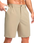 Pudolla Men's Casual Shorts 7"/9" Lightweight Golf Shorts with 3 Pockets Stretch Quick Dry Comfy Work Shorts