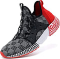 WETIKE Boy's Shoes Mesh Slip on Lightweight Running Sneakers