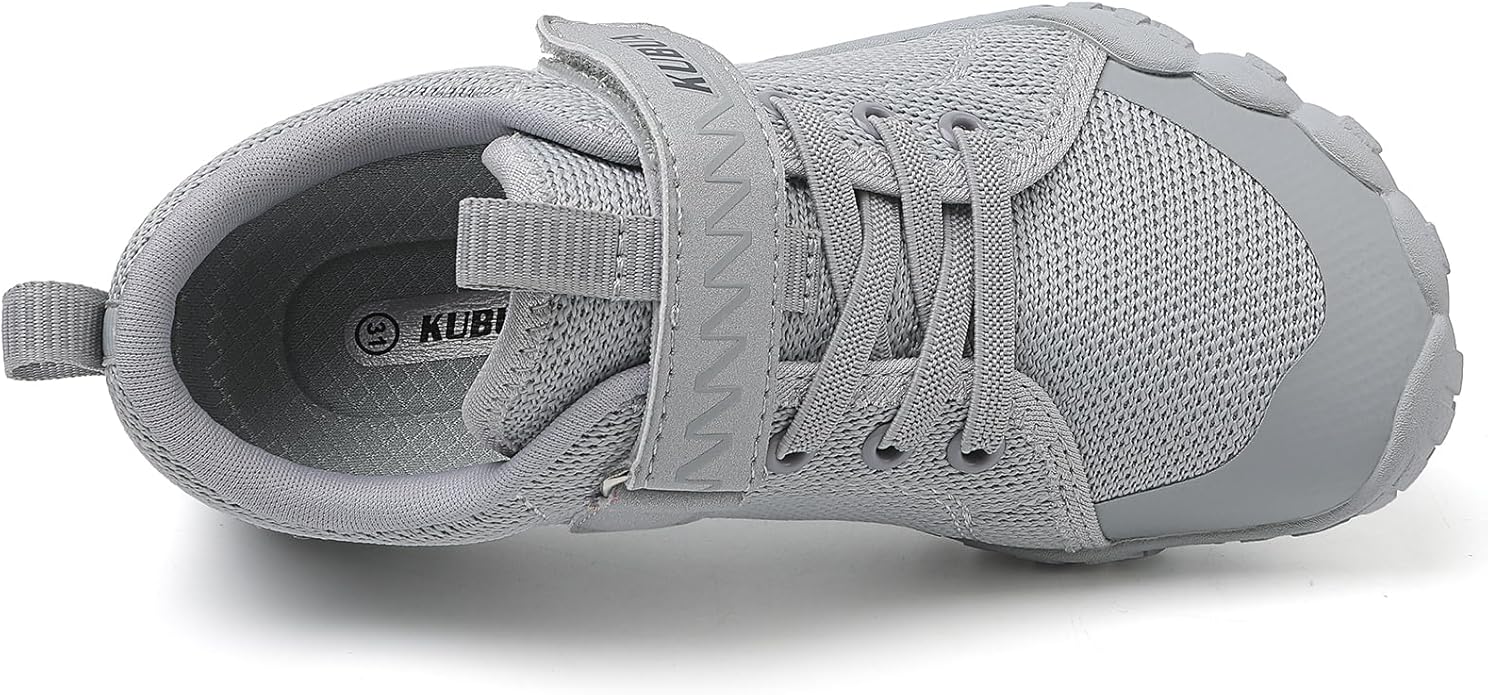 KUBUA Kids Barefoot Shoes Boys Girls Sneakers Naturally Splay Shoes Toddler Little Big Kid