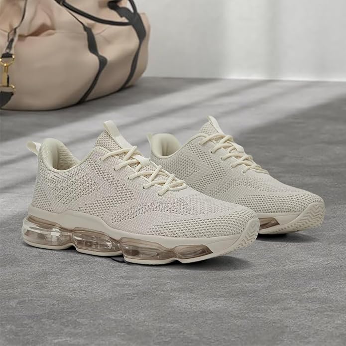 Mens Running Shoes Air Low Top Comfort Walking Lace Up Sneakers Breathable Fashion Tennis Sport Gym Fitness Cross Trainers