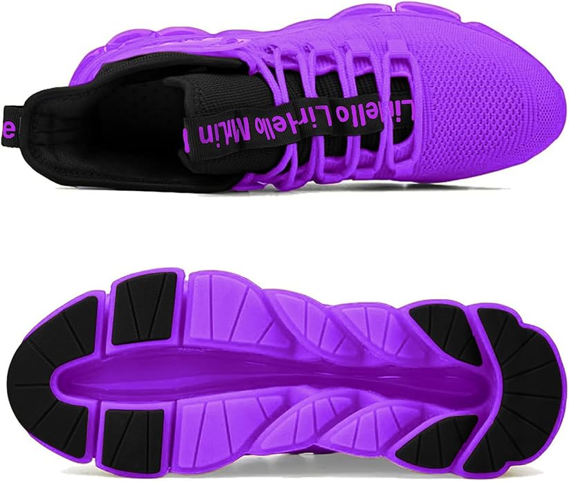 Hello MrLin Men's Running Shoes Non Slip Athletic Tennis Walking Blade Type Sneakers Hip Hop