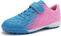brooman Kids Indoor Soccer Shoes Boys Girls Soccer Cleats Athletic Turf Shoes