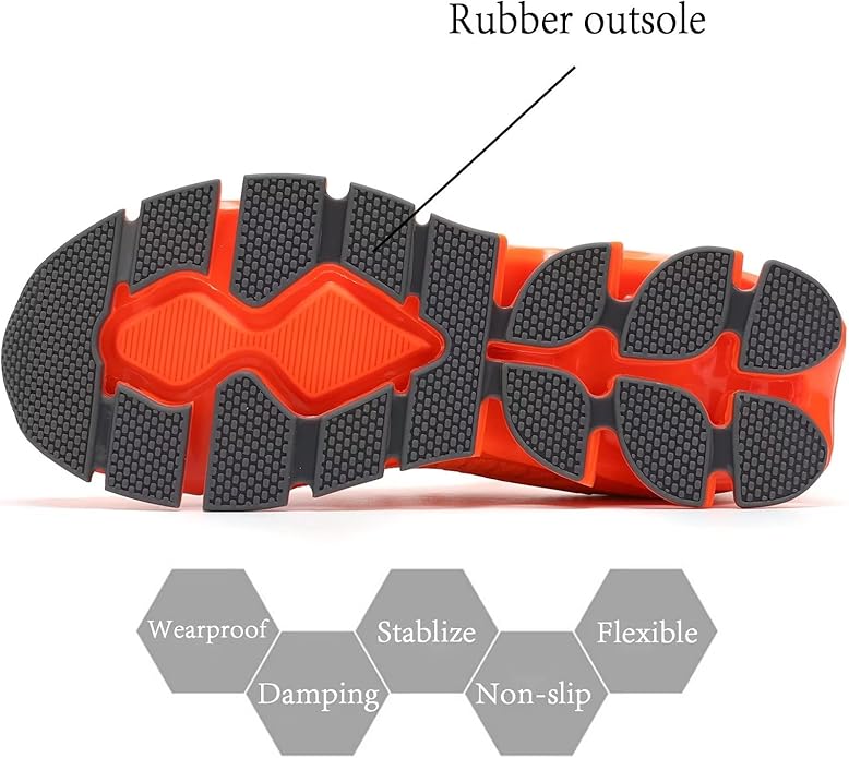 Men's Slip on Walking Running Shoes Blade Tennis Casual Fashion Sneakers Comfort Non Slip Work Sport Athletic Trainer
