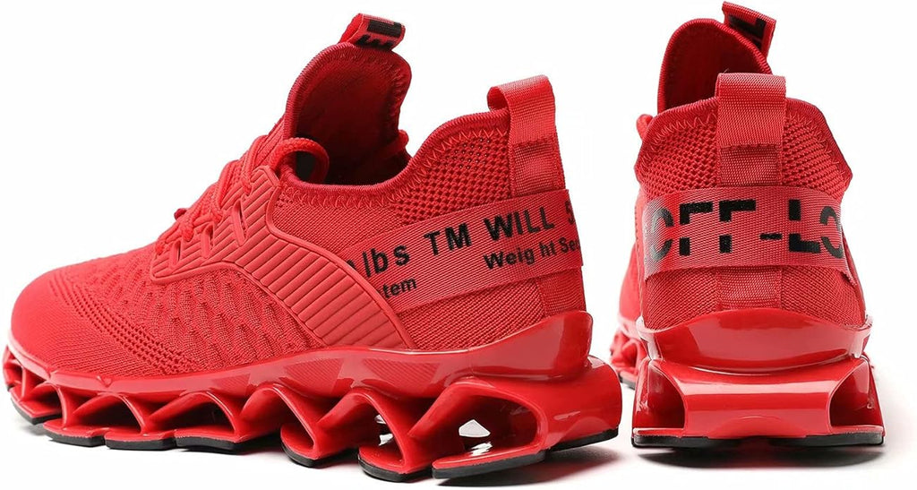 Men's Running Shoes Blade Tennis Walking Fashion Sneakers Breathable Non Slip Gym Sports Work Trainers