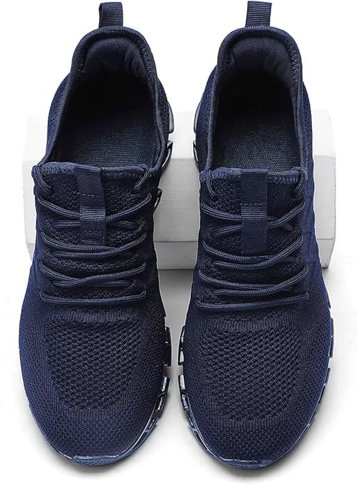 Mens Slip on Walking Running Shoes Blade Tennis Casual Fashion Sneakers Comfort Non Slip Work Sport Athletic Trainer