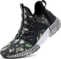 WETIKE Boy's Shoes Mesh Slip on Lightweight Running Sneakers