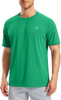 Pudolla Men's Workout Running T-Shirts Lightweight Quick Dry Athletic Gym Shirts for Men Short Sleeve Sport Tee Tops