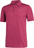 Three Sixty Six Golf Shirts for Men - Dry Fit Short-Sleeve Polo, Athletic Casual Collared T-Shirt