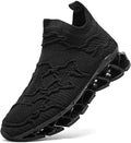 Vooncosir Men's Fashion Sneakers Breathable Mesh Running Shoes Blade Non Slip Soft Sole Casual Athletic Walking Shoes