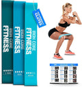 Latex Mini Resistance Bands Sets for Trainers, Bootcamp, Gym for Men and Women in Fun Colors - Ebook, Videos and Workout Chart Included by Iron Core Fitness