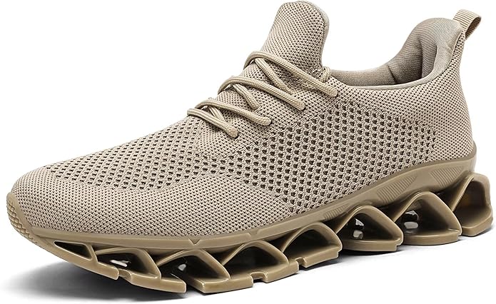 Men's Running Shoes Blade Tennis Walking Fashion Sneakers Breathable Non Slip Gym Sports Work Trainers