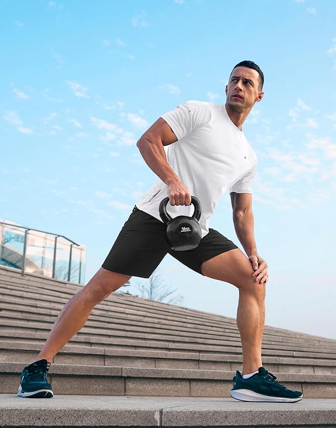 Pudolla Men's Workout Running T-Shirts Lightweight Quick Dry Athletic Gym Shirts for Men Short Sleeve Sport Tee Tops