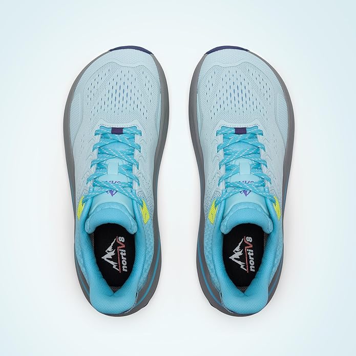 NORTIV 8 Men's Wide Toe Box Trail Running Shoes Cushion Walking Barefoot Tennis Workout Gym Cross Training Shoe Fashion Sneakers for Plantar Fasciitis Bunion