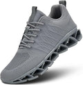Men's Slip on Walking Running Shoes Blade Tennis Casual Fashion Sneakers Comfort Non Slip Work Sport Athletic Trainer
