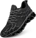 Vooncosir Men's Fashion Sneakers Breathable Mesh Running Shoes Blade Non Slip Soft Sole Casual Athletic Walking Shoes