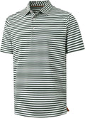 M MAELREG Golf Shirts for Men Short Sleeve Dry Fit Casual Striped Performance Moisture Wicking Collared Mens Polo Shirts