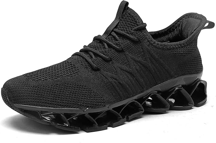 Mens Slip on Walking Running Shoes Blade Tennis Casual Fashion Sneakers Comfort Non Slip Work Sport Athletic Trainer