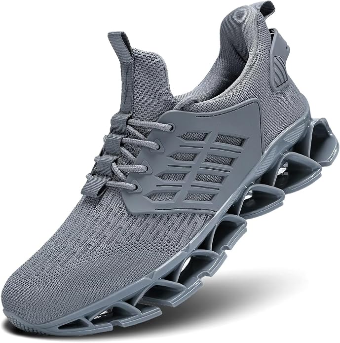Mens Slip on Walking Running Shoes Blade Tennis Casual Fashion Sneakers Comfort Non Slip Work Sport Athletic Trainer