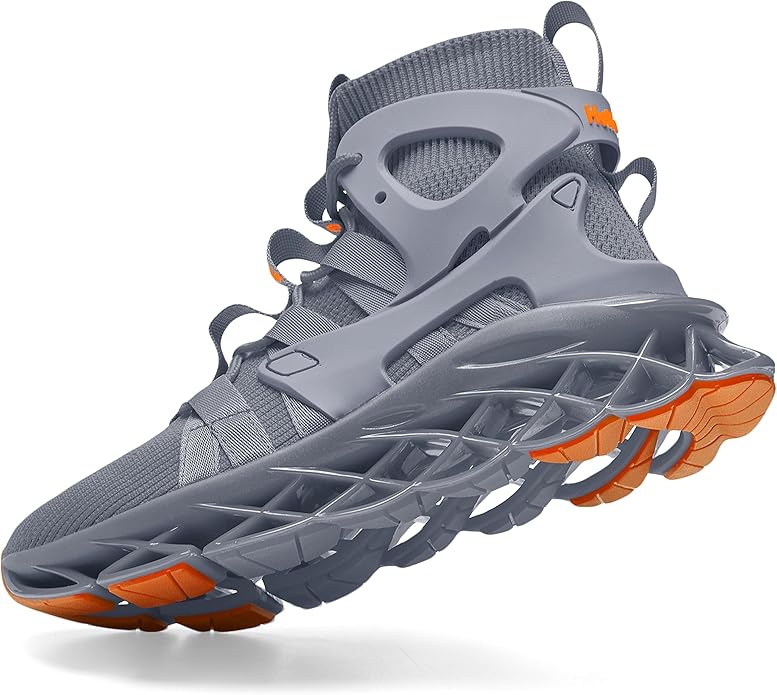 Hello MrLin Men's Running Shoes Non Slip Athletic Tennis Walking Blade Type Sneakers Hip Hop