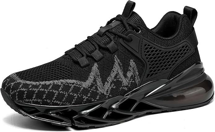 Men's Running Shoes Blade Tennis Walking Fashion Sneakers Breathable Non Slip Gym Sports Work Trainers