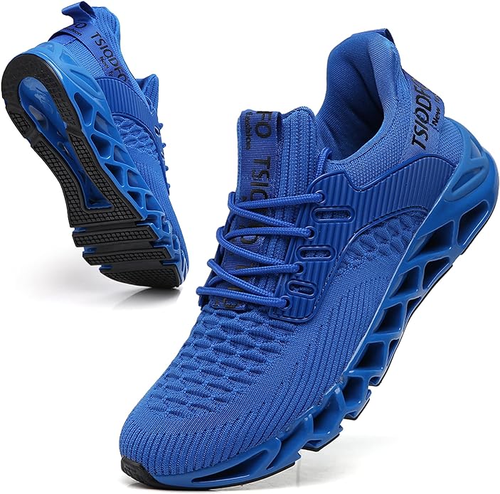 TSIODFO Men Sneakers Fashion Sport Running Athletic Tennis Walking Shoes