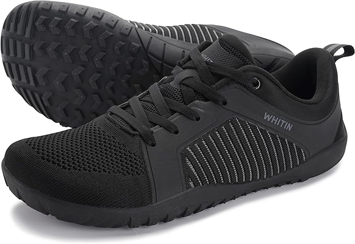 WHITIN Men's Barefoot Trail-Running Shoes | Wide Toe-Box | Zero-Drop Sole | Optimal Traction