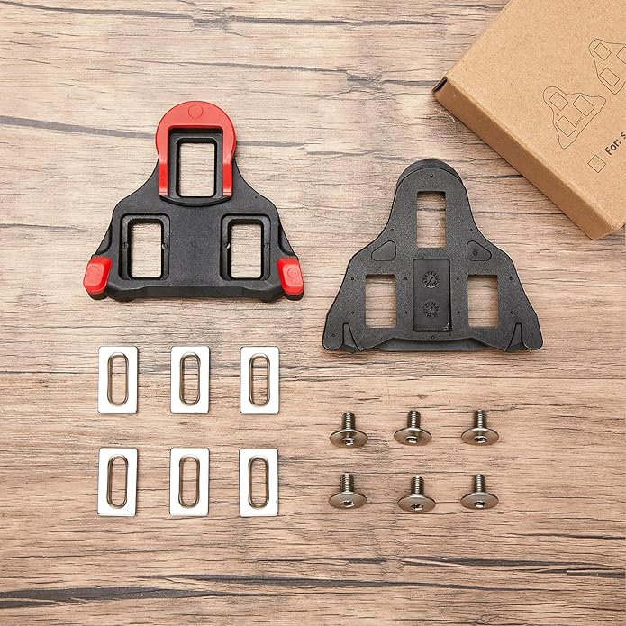 Bike Cleats Compatible with Shimano SPD-SL Locking Cycling Pedals Indoor Cycling & Road Bike Cleats