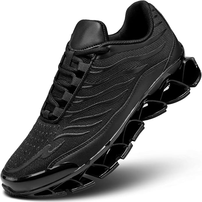Mens Slip on Walking Running Shoes Blade Tennis Casual Fashion Sneakers Comfort Non Slip Work Sport Athletic Trainer