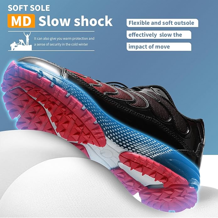 WETIKE Boy's Shoes Mesh Slip on Lightweight Running Sneakers