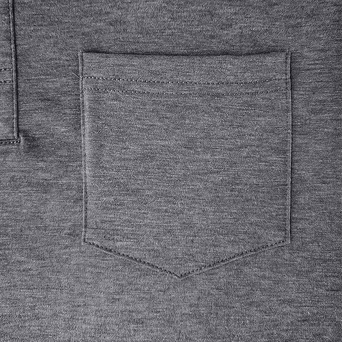 SEGANUP Men's Fashion Polo Shirts Short Sleeve Casual Cotton Golf Shirts Moisture Wicking Polo Shirt with Pocket