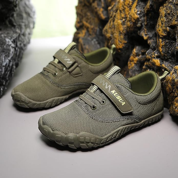 KUBUA Kids Barefoot Shoes Boys Girls Sneakers Naturally Splay Shoes Toddler Little Big Kid