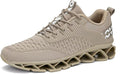 Vooncosir Men's Fashion Sneakers Breathable Mesh Running Shoes Blade Non Slip Soft Sole Casual Athletic Walking Shoes